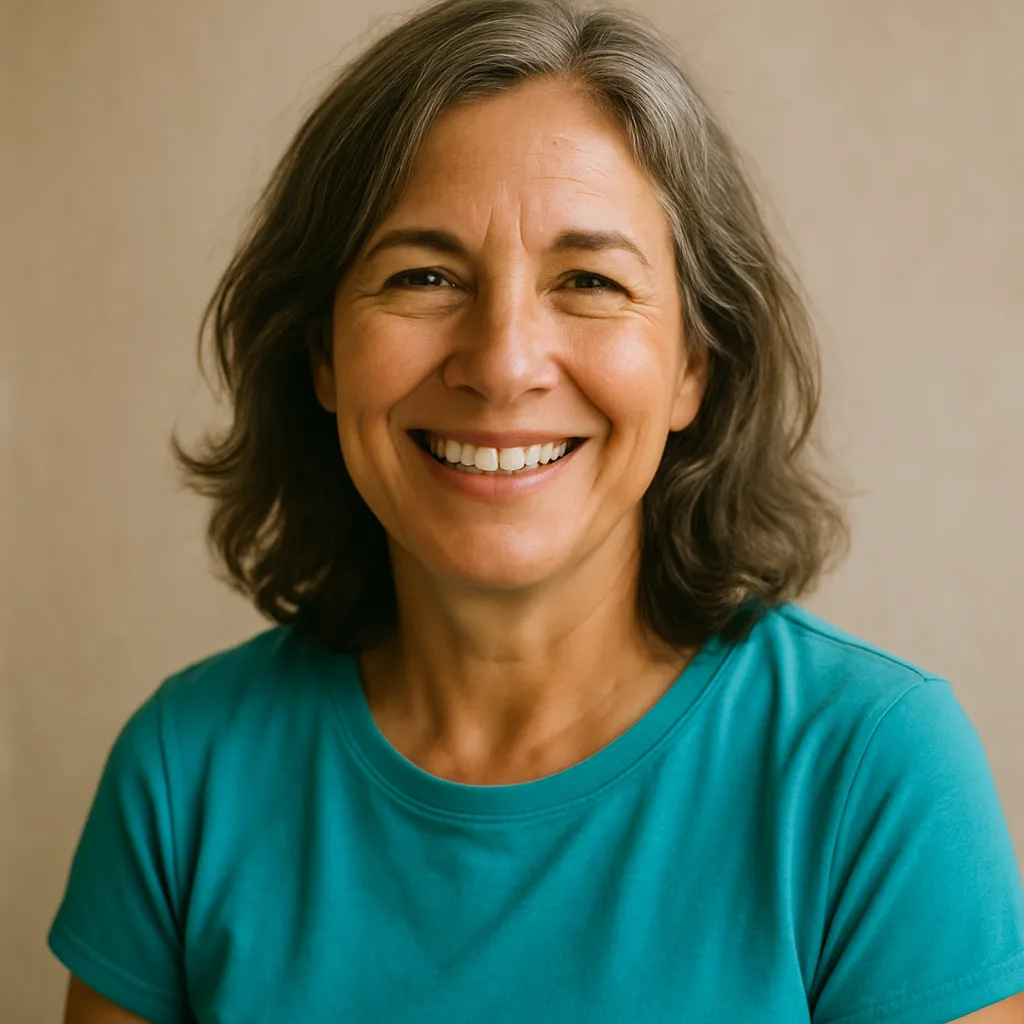 Smiling woman in her 50s — member of The Bristol Dating Site